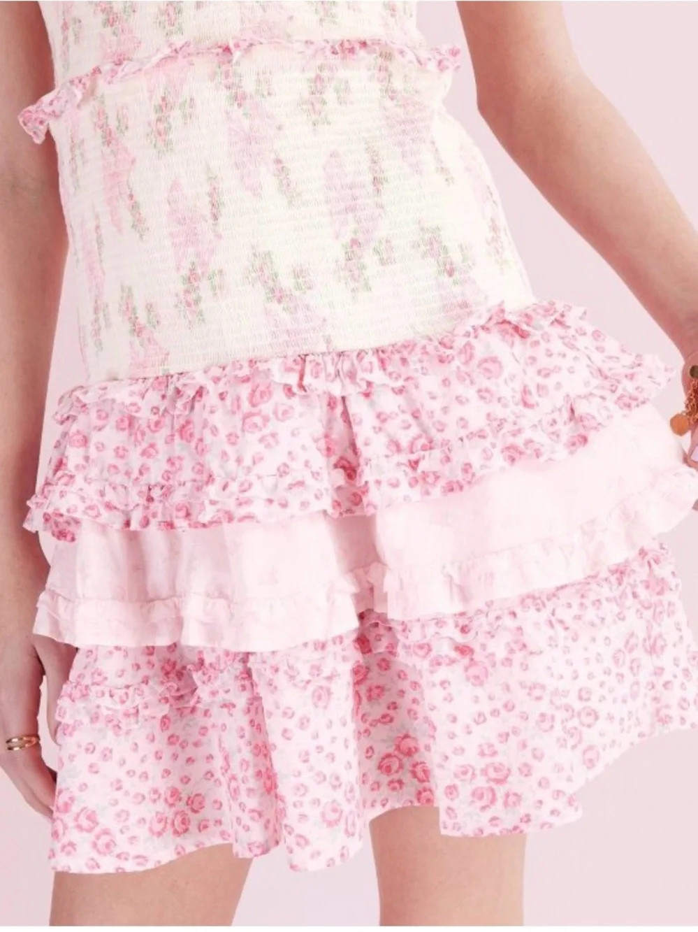 Evie Blooming Bows Smocked Tiered Ruffle Dress from LoveShackFancy x Target